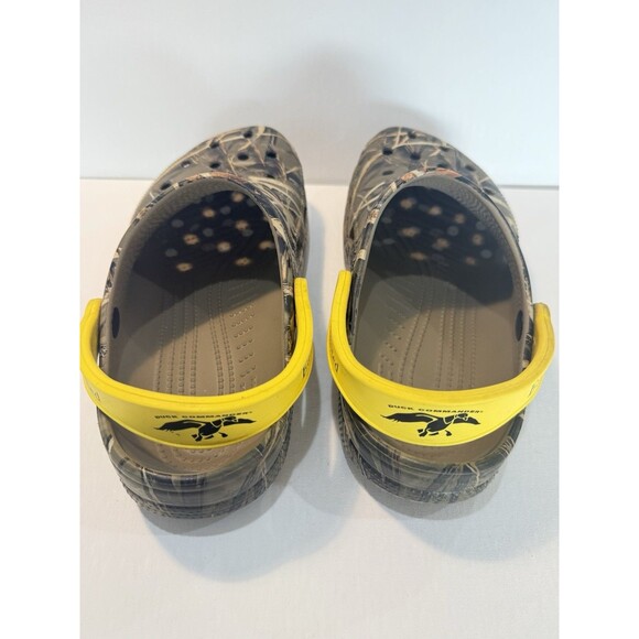 Crocs Duck Commander Camo Slides Yellow Strap Shoes Men Size 9 Outdoors Rugged main image 7